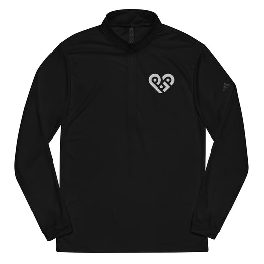 PG Heart Adidas Quarter zip pullover