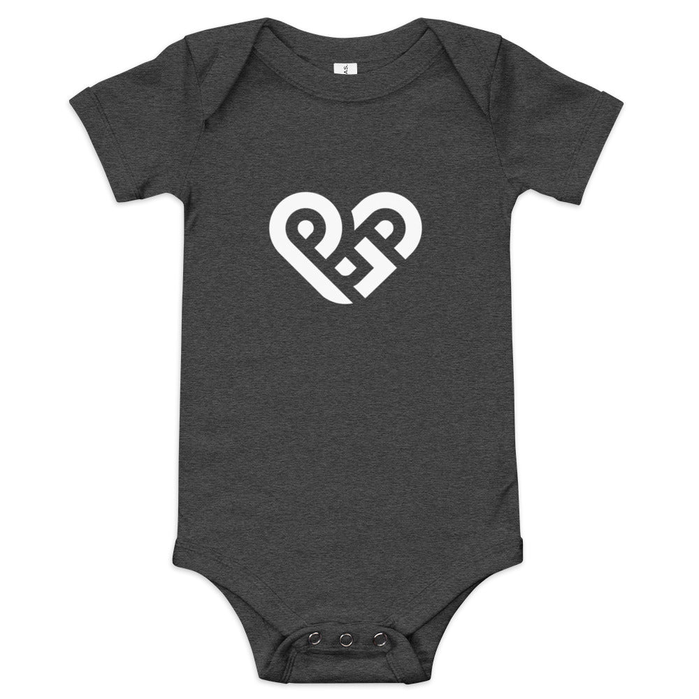 PG HEART LOGO Baby short sleeve one piece