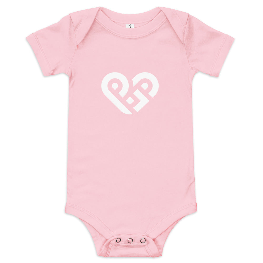 PG HEART LOGO Baby short sleeve one piece
