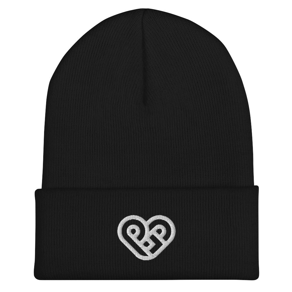 PG HEART Cuffed Beanie