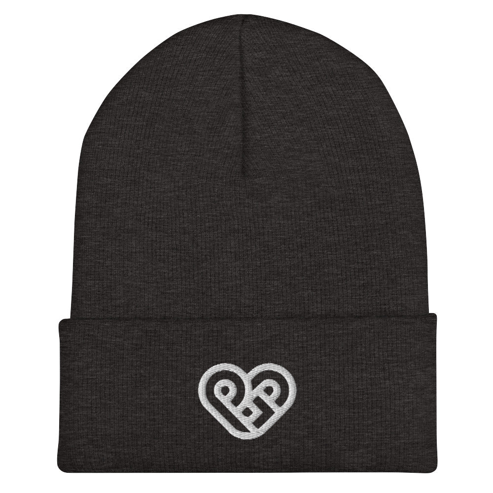 PG HEART Cuffed Beanie
