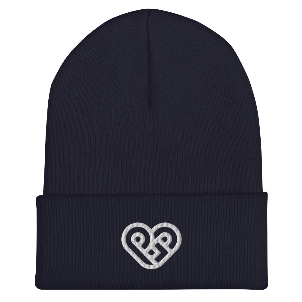 PG HEART Cuffed Beanie