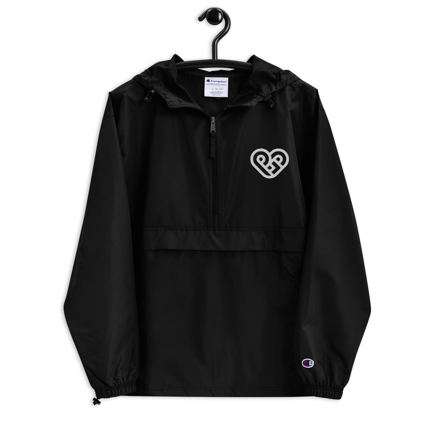 PG HEART Embroidered Champion Packable Jacket