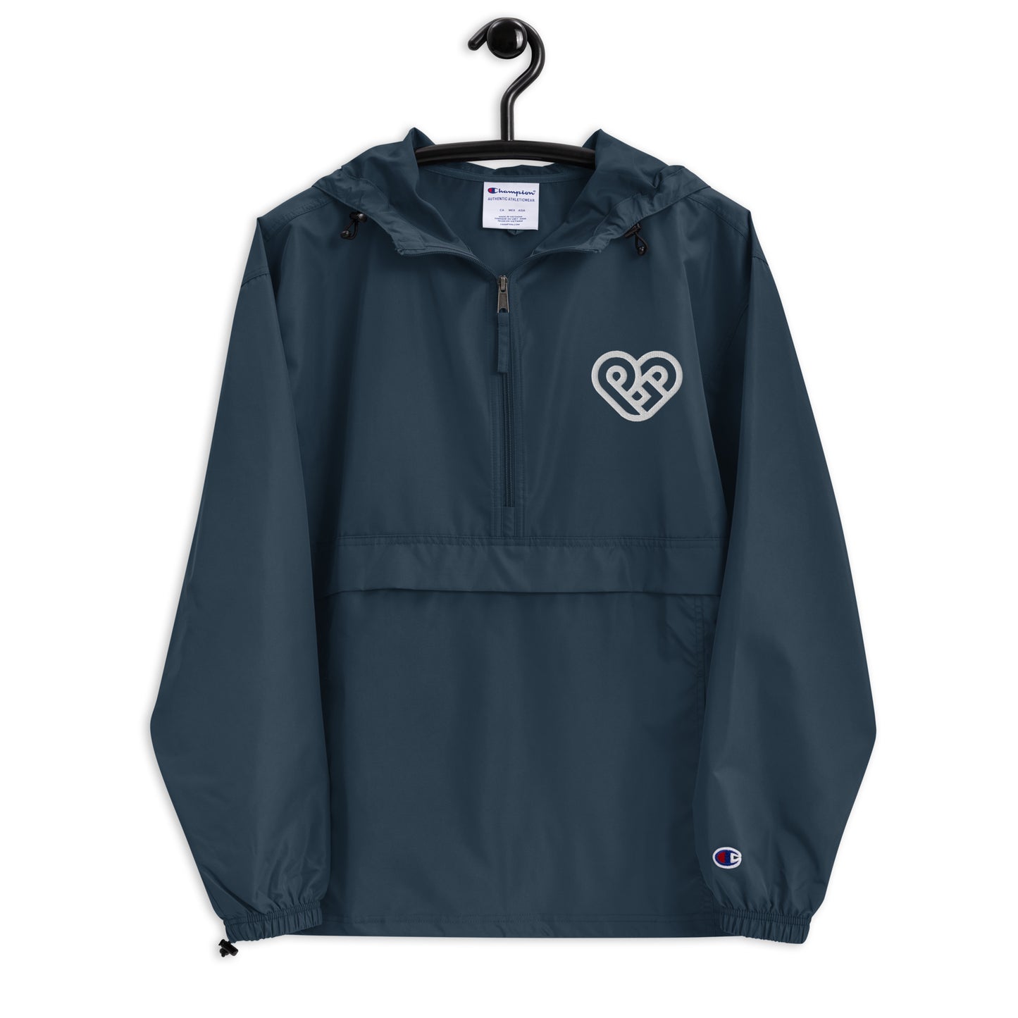 PG HEART Embroidered Champion Packable Jacket