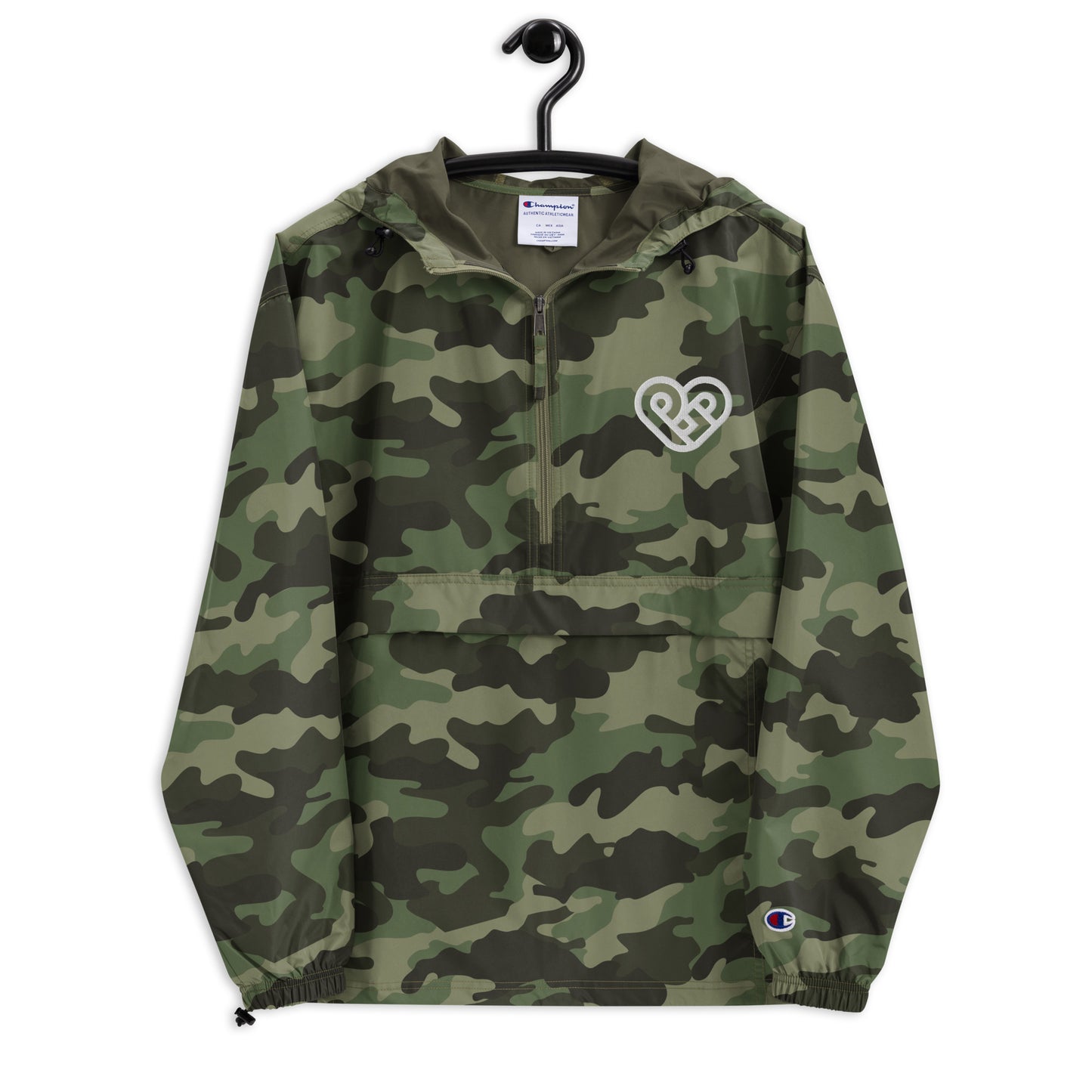 PG HEART Embroidered Champion Packable Jacket