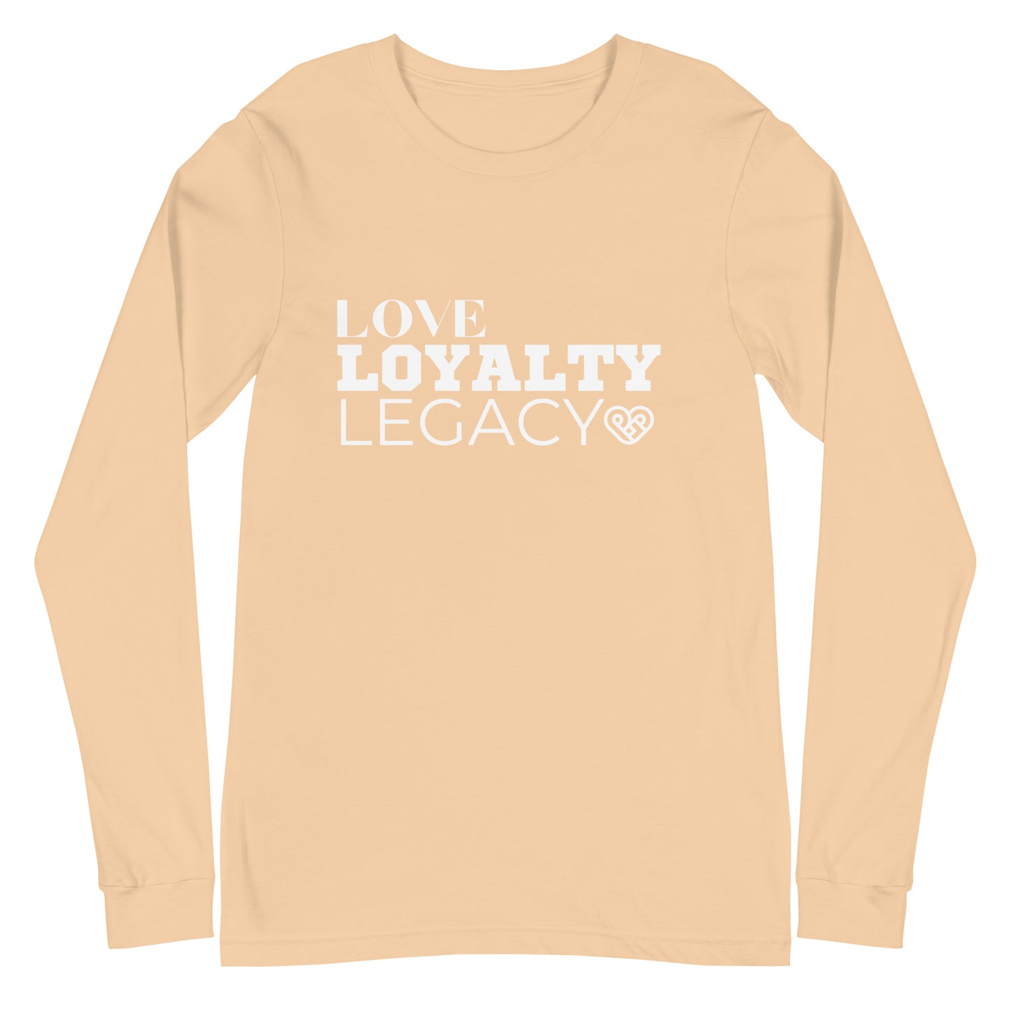 LOVE LOYALTY LEGACY STACK Unisex Long Sleeve Tee