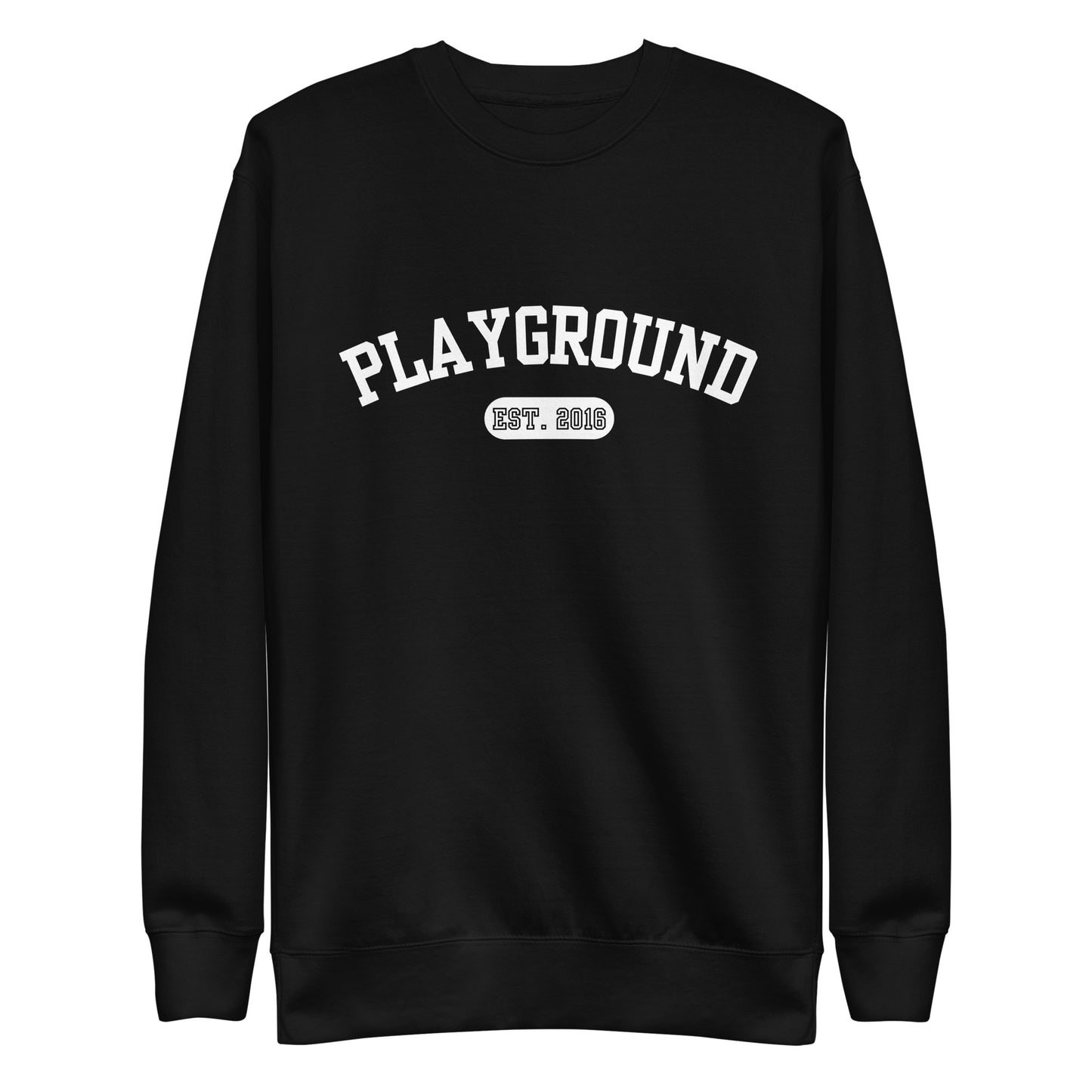 Playground Varsity Print Unisex Premium Sweatshirt