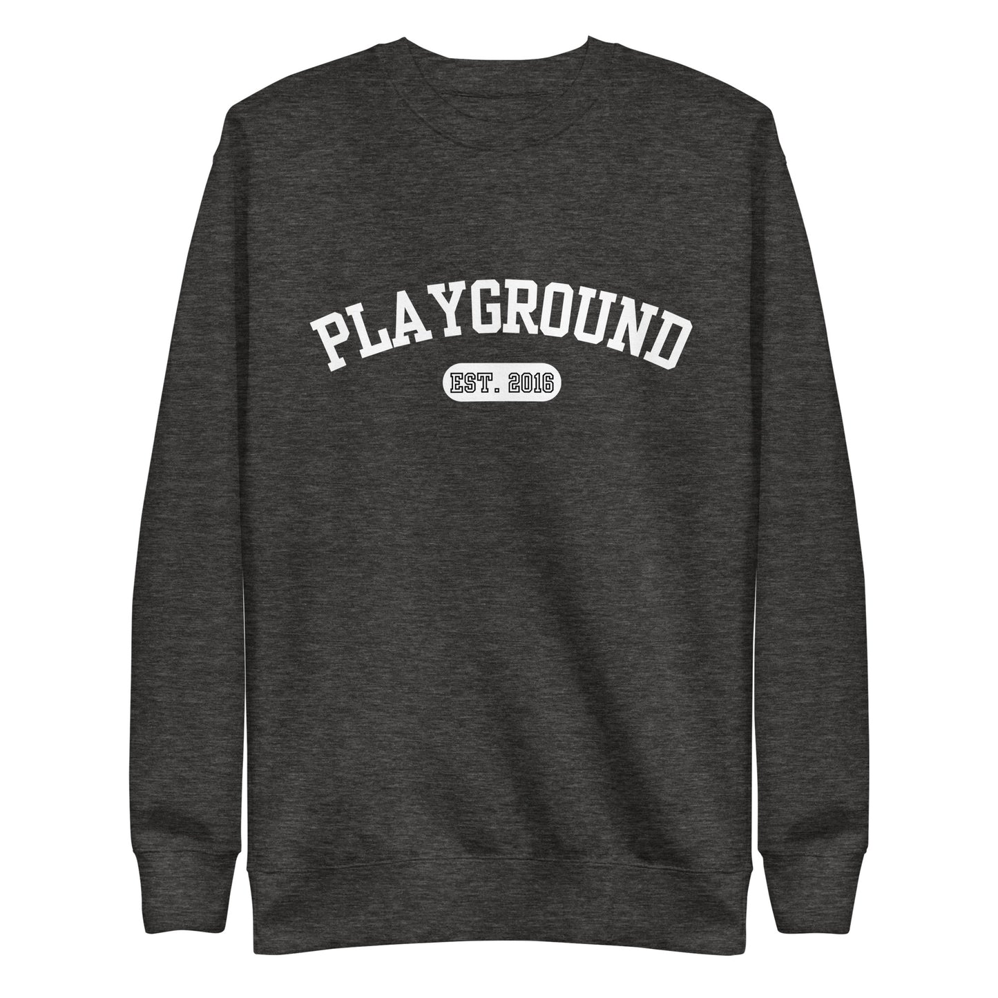 Playground Varsity Print Unisex Premium Sweatshirt