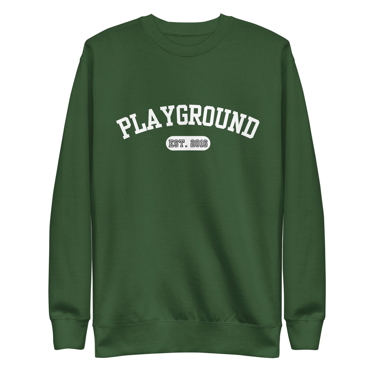 Playground Varsity Print Unisex Premium Sweatshirt