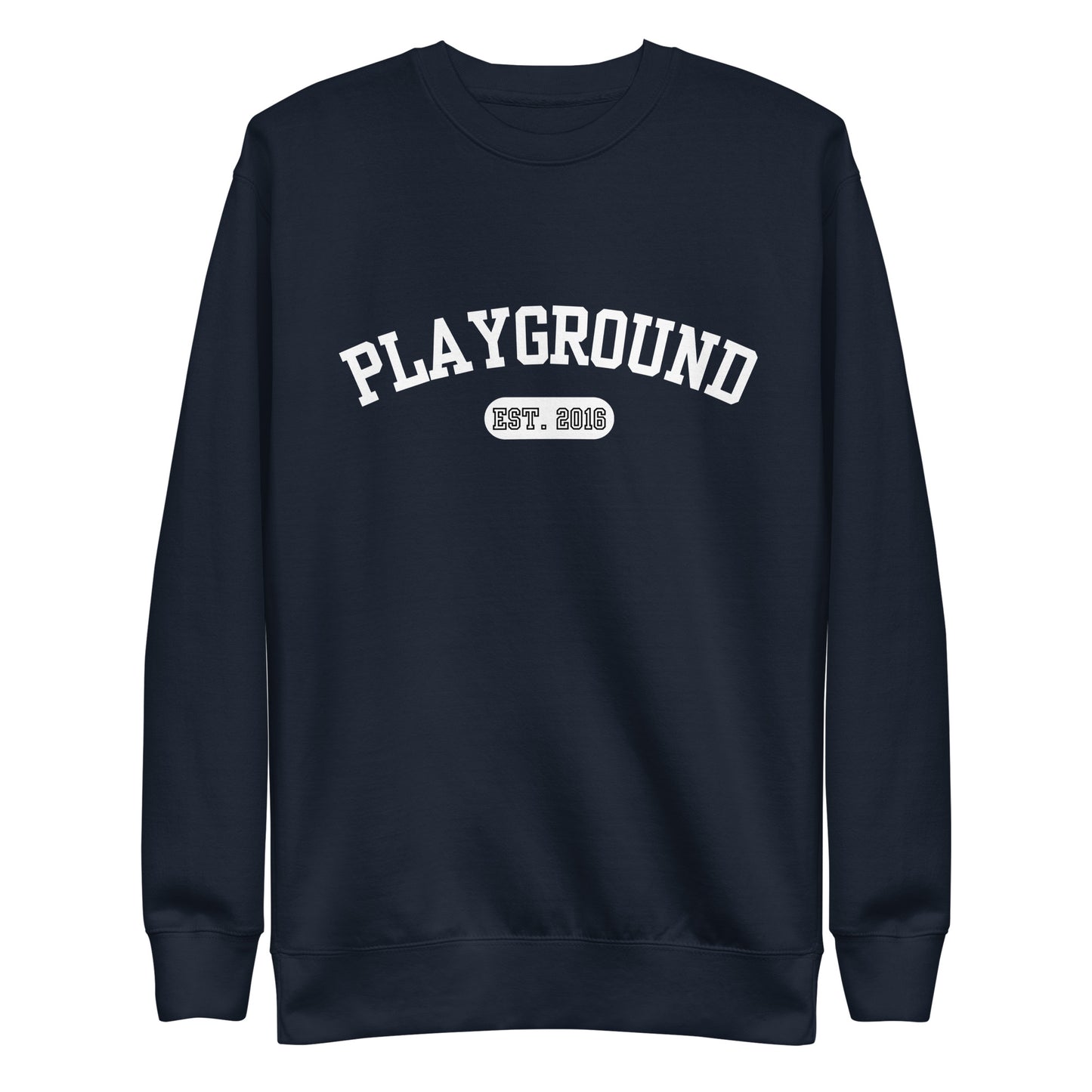 Playground Varsity Print Unisex Premium Sweatshirt