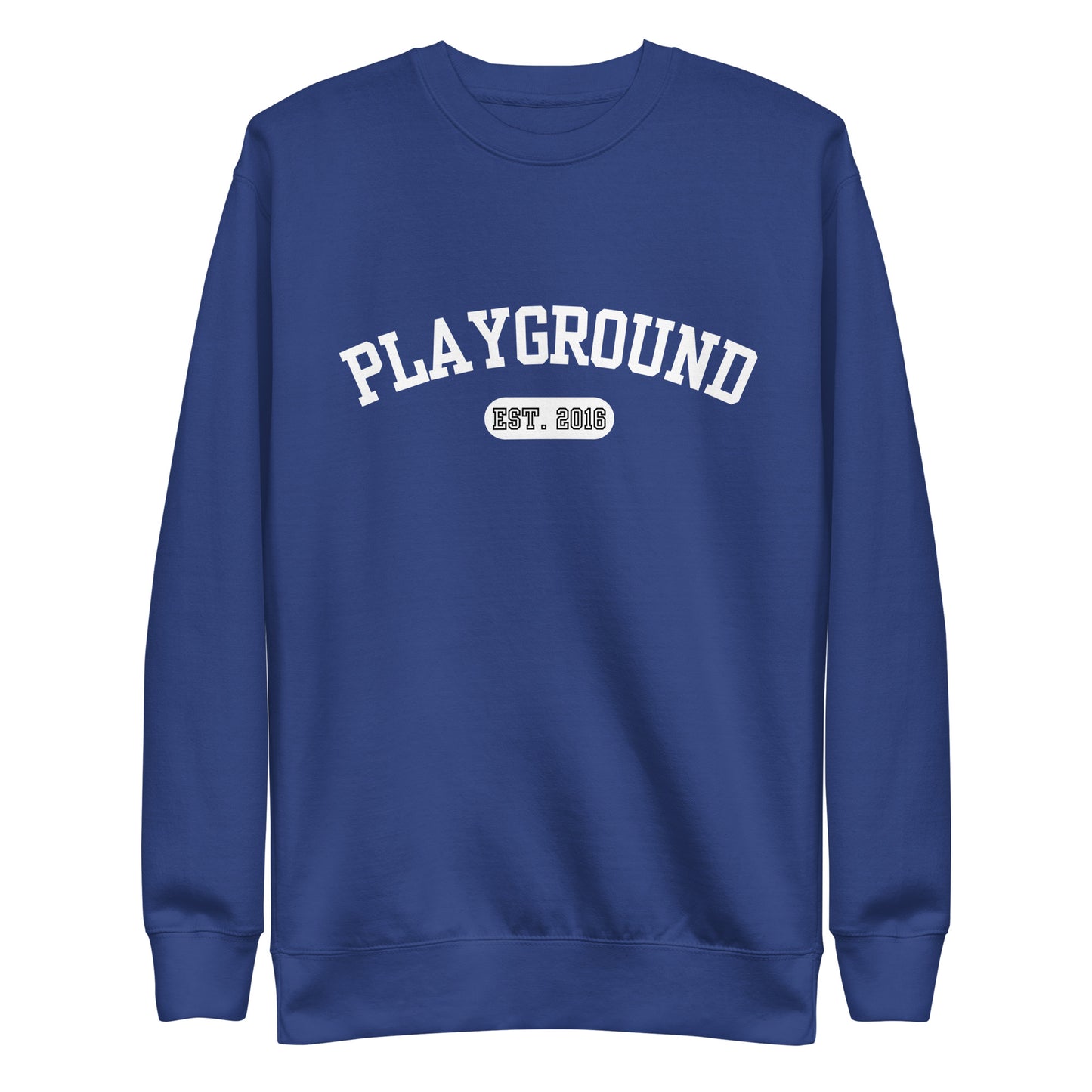 Playground Varsity Print Unisex Premium Sweatshirt