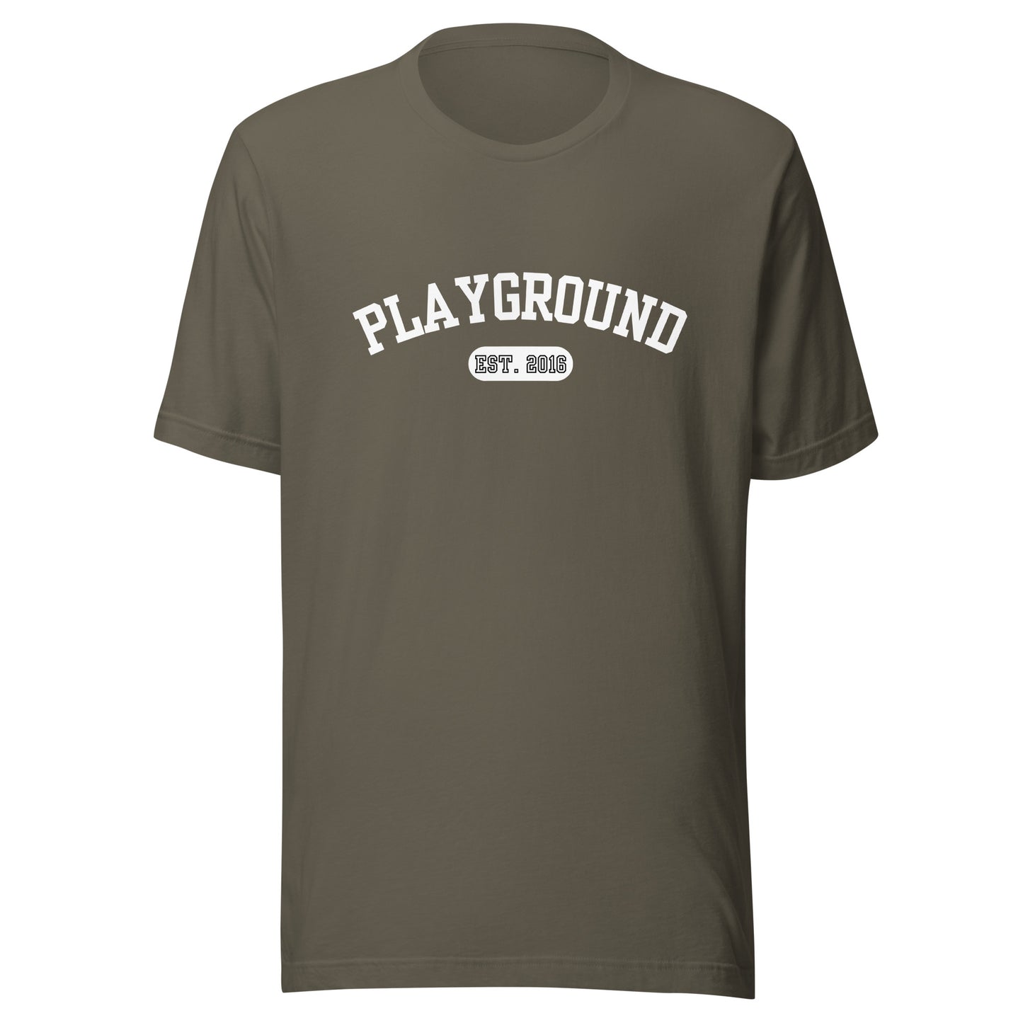 Playground Varsity Print Unisex t-shirt