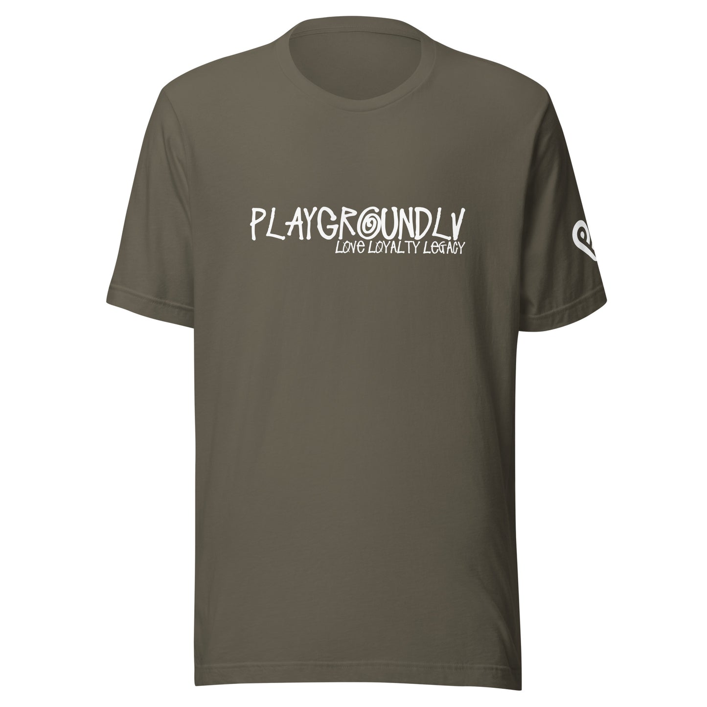 PG Heart on Sleeve Unisex t-shirt