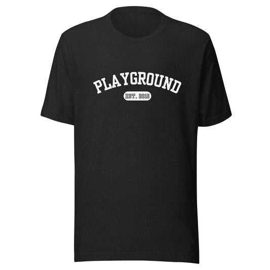 Playground Varsity Print Unisex t-shirt