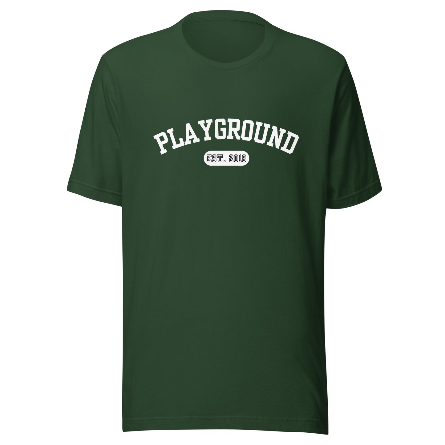 Playground Varsity Print Unisex t-shirt