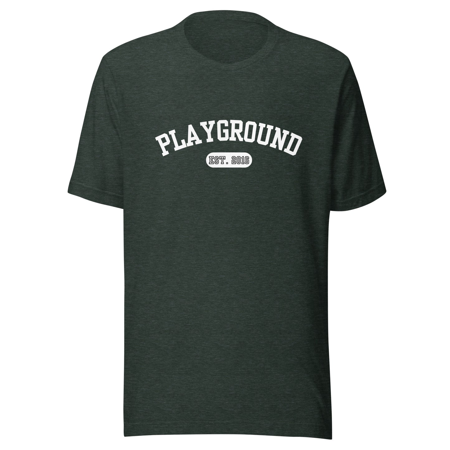 Playground Varsity Print Unisex t-shirt
