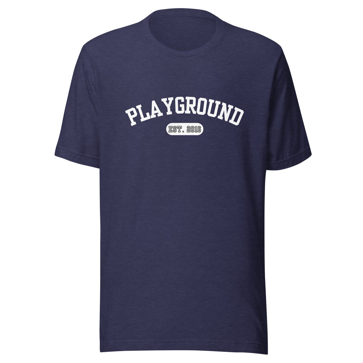 Playground Varsity Print Unisex t-shirt