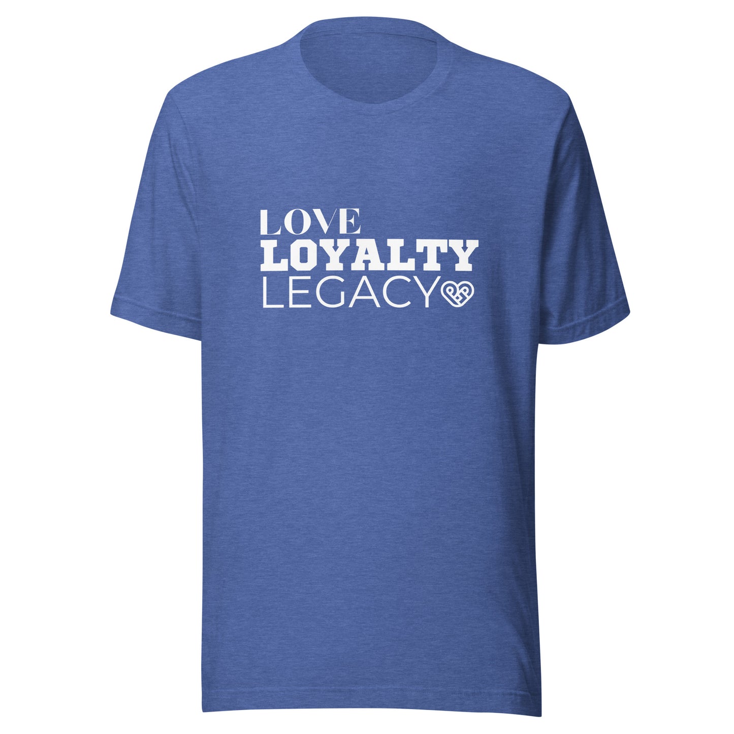 LOVE LOYALTY LEGACY STACK Unisex t-shirt