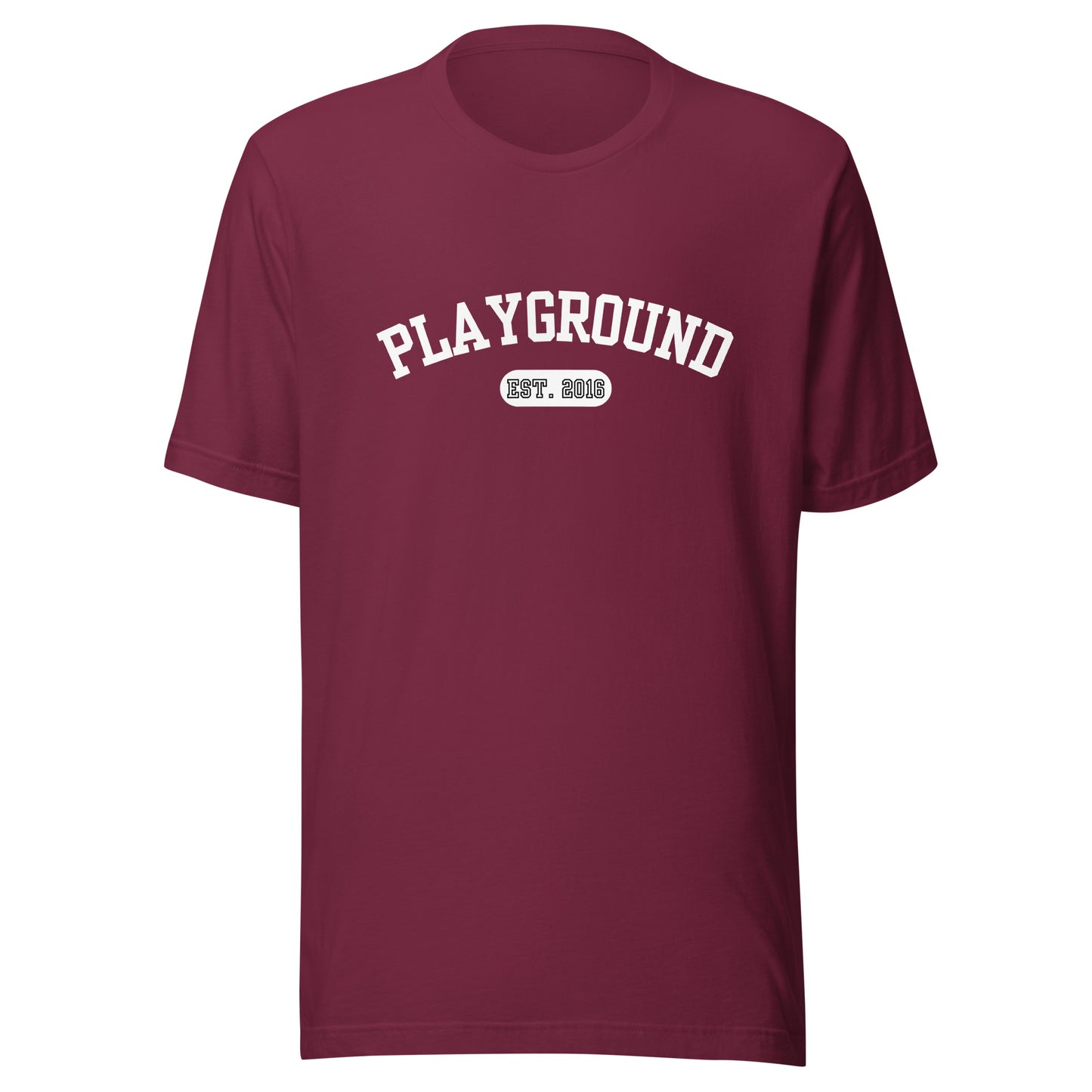 Playground Varsity Print Unisex t-shirt