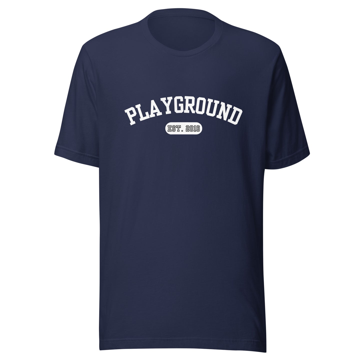 Playground Varsity Print Unisex t-shirt