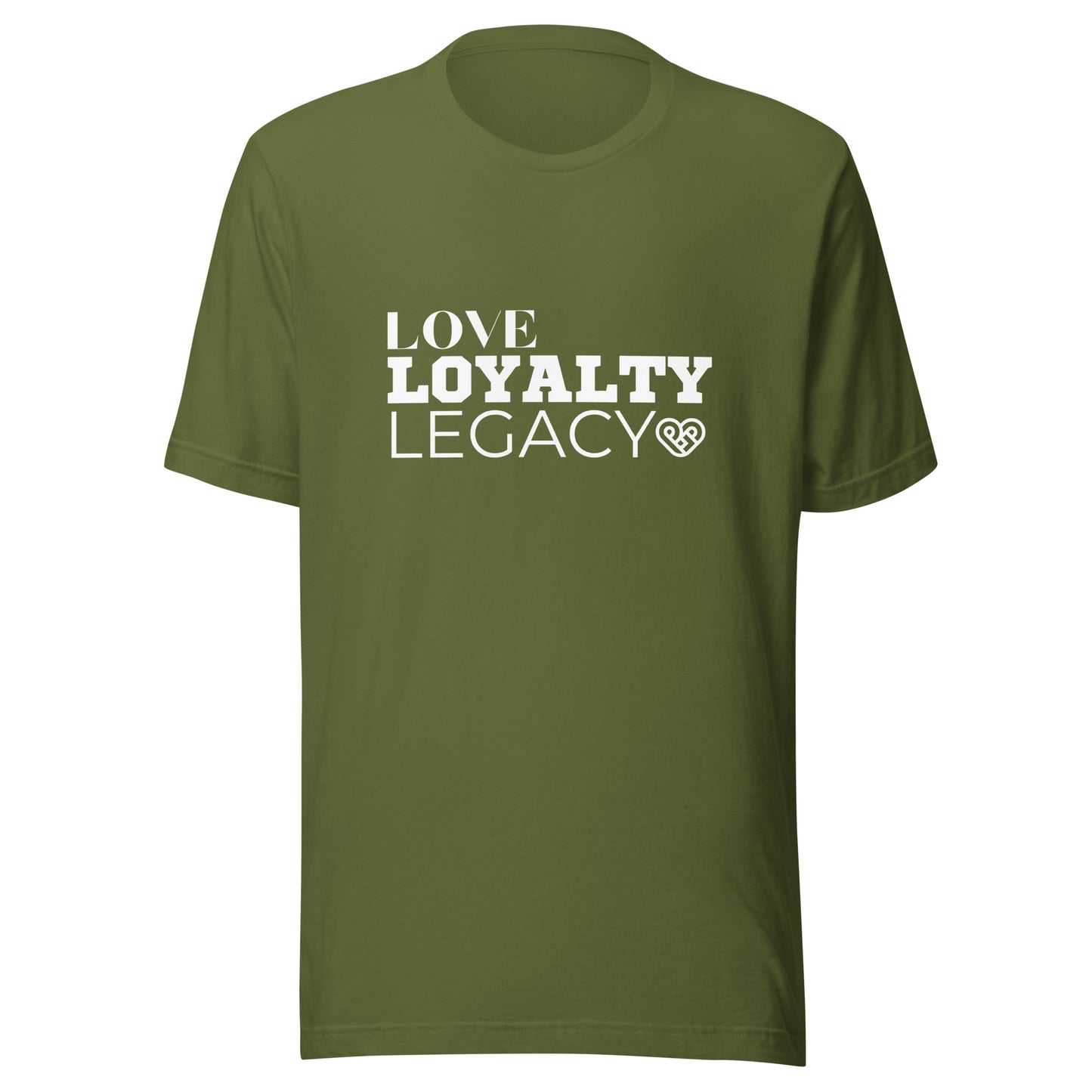 LOVE LOYALTY LEGACY STACK Unisex t-shirt