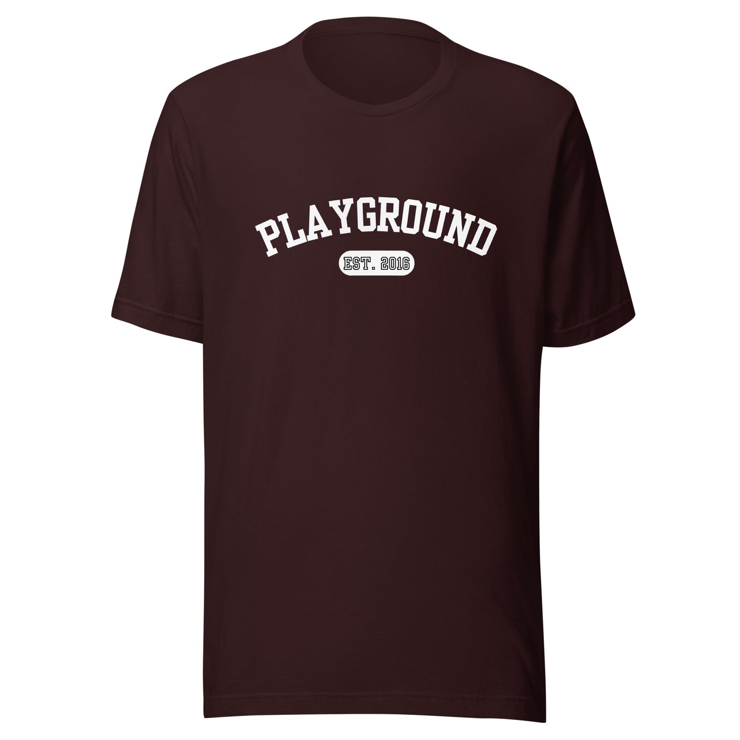 Playground Varsity Print Unisex t-shirt