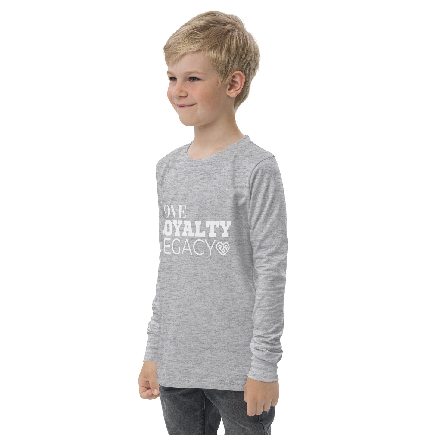 LOVE LOYALTY LEGACY STACK Youth long sleeve tee