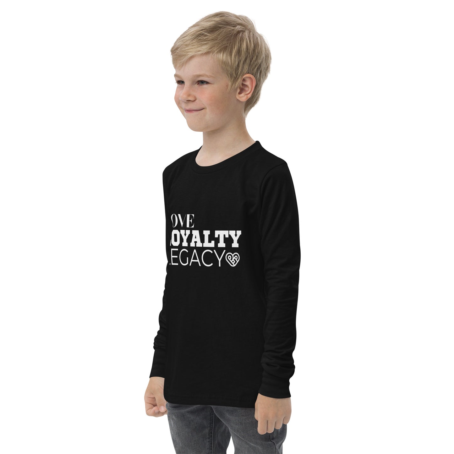 LOVE LOYALTY LEGACY STACK Youth long sleeve tee