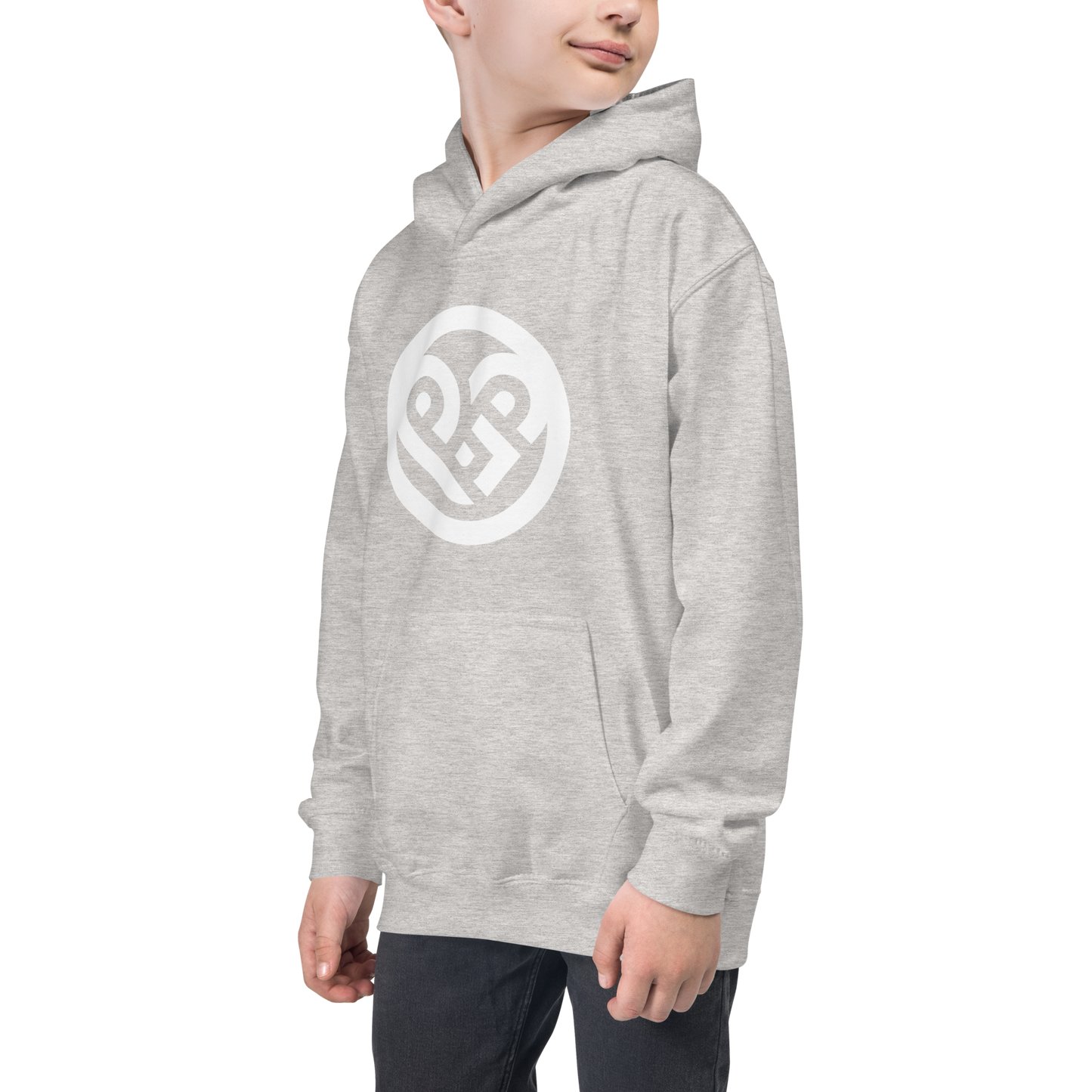 Youth Hoodie Playground Love Circle Logo