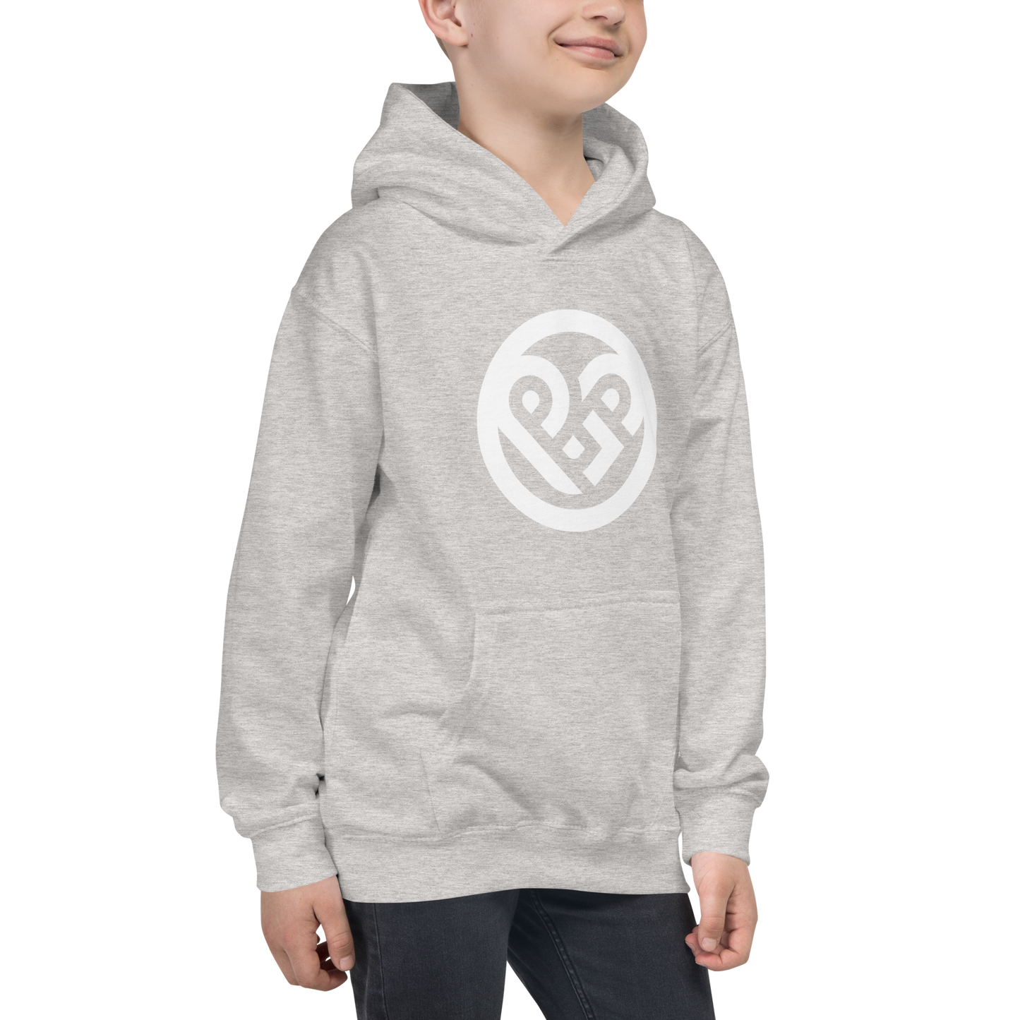 Youth Hoodie Playground Love Circle Logo