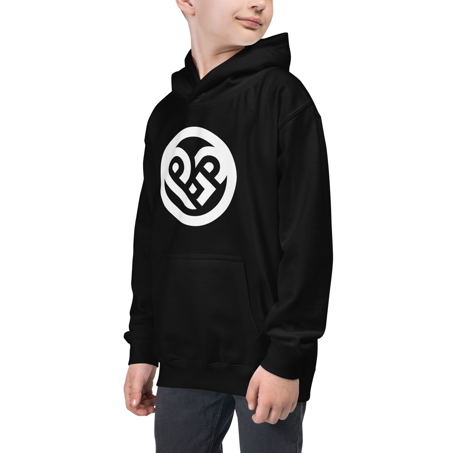 Youth Hoodie Playground Love Circle Logo