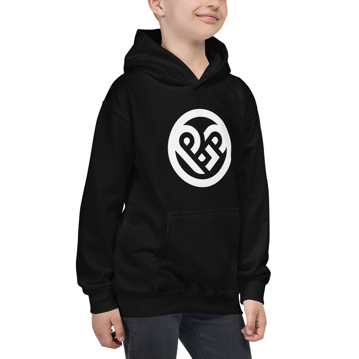 Youth Hoodie Playground Love Circle Logo